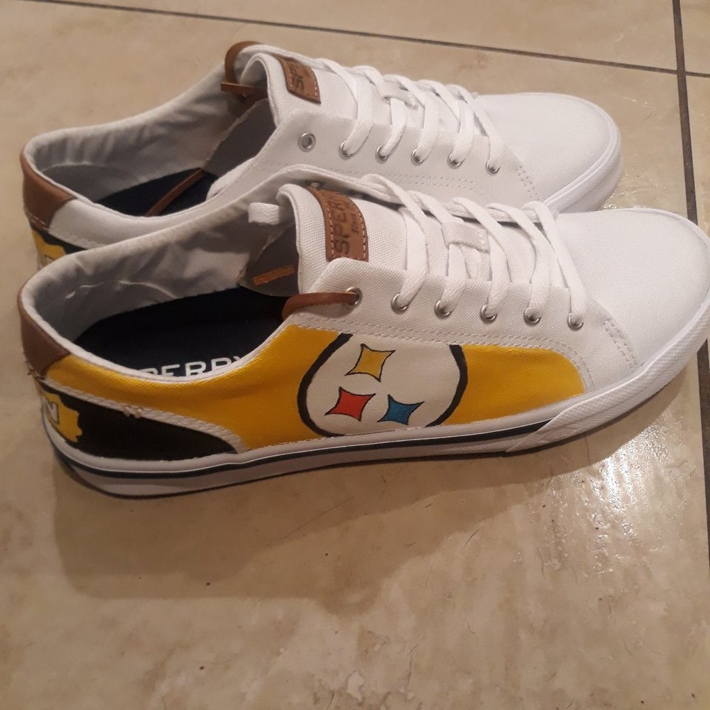 Steelers Hand Painted Shoes